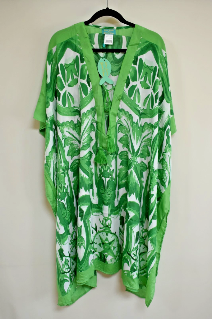 MAIOLICA GREEN PONCHO