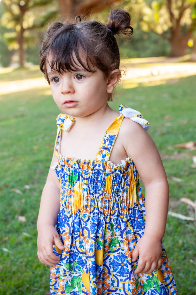 GIRL DRESS AMALFI COLLECTION - MUMMY & ME