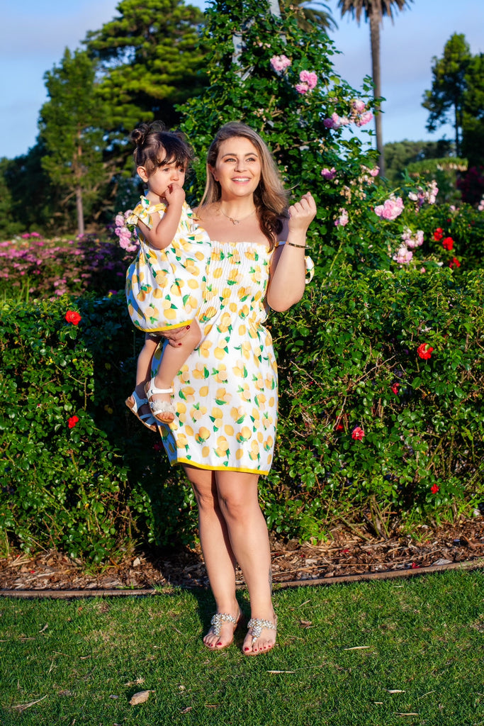 THE POSITANO MINI DRESS - MUMMY & ME