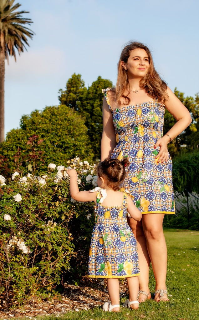 GIRL DRESS AMALFI COLLECTION - MUMMY & ME