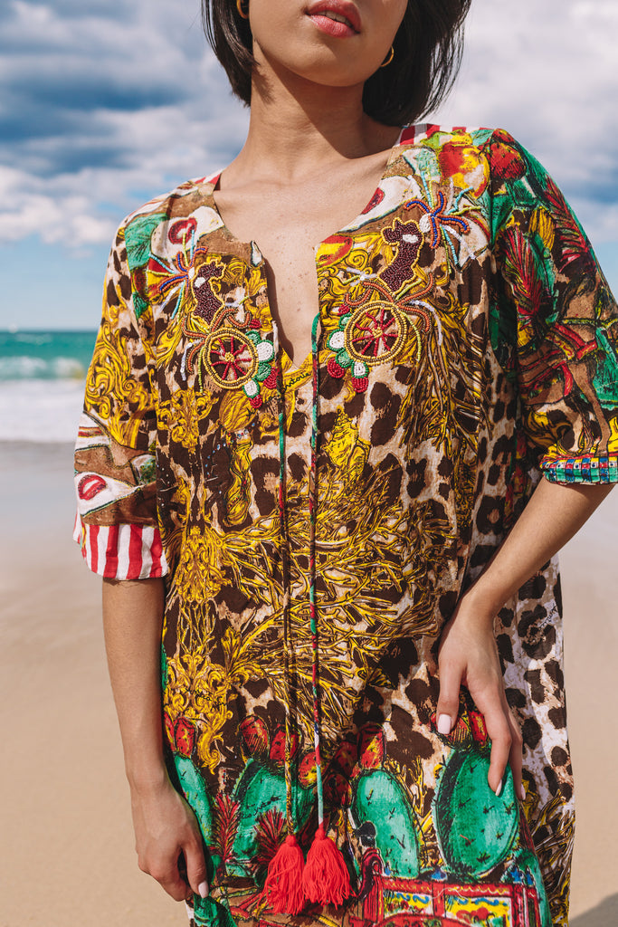 THE LEOPARD KAFTAN